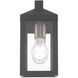 Nyack 1 Light 11 inch Scandinavian Gray Outdoor Wall Lantern