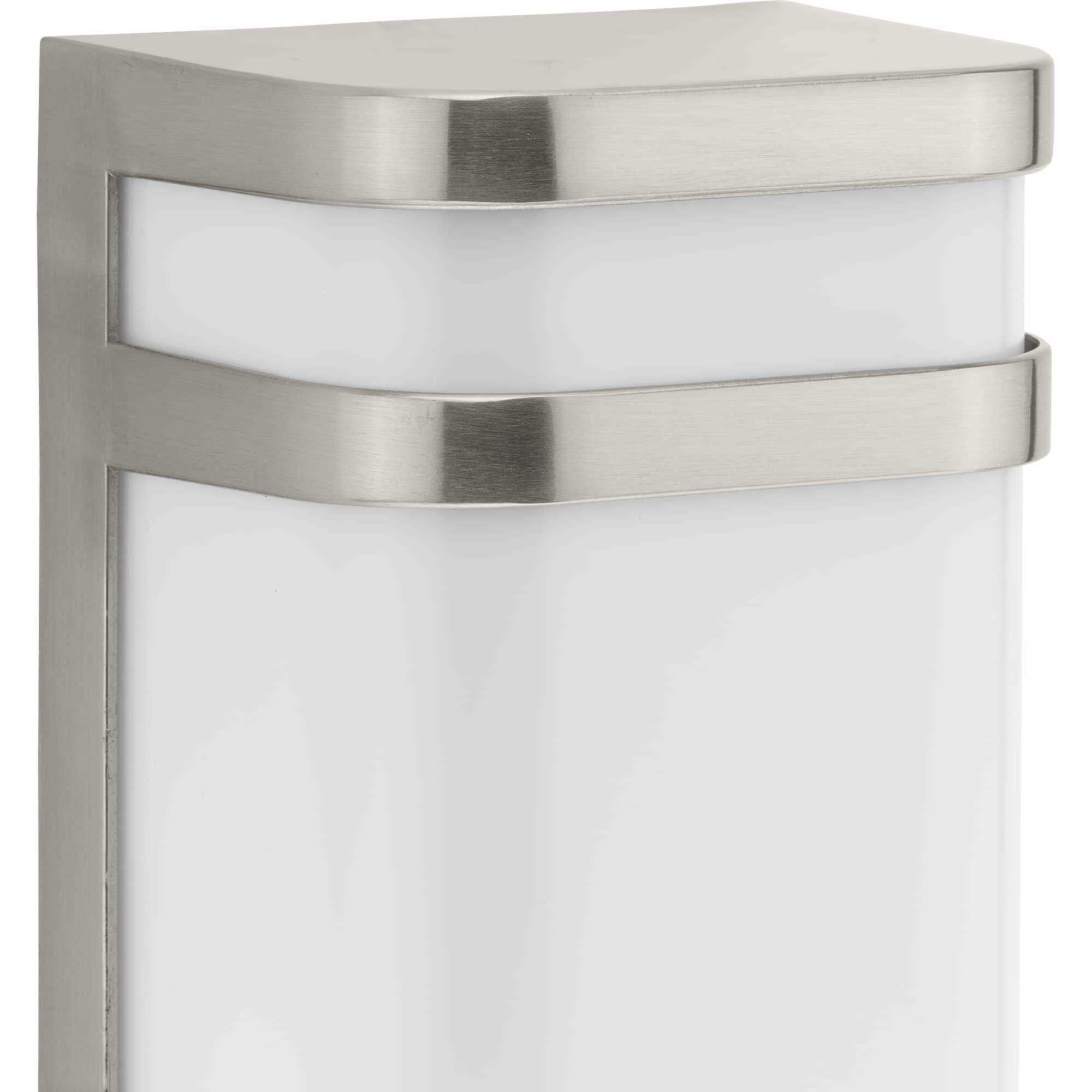 Valera LED LED 11 inch Brushed Nickel Outdoor Wall Lantern, Progress LED