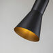 Etoile 1 Light 5.25 inch Matte Black Pendant Ceiling Light, Small