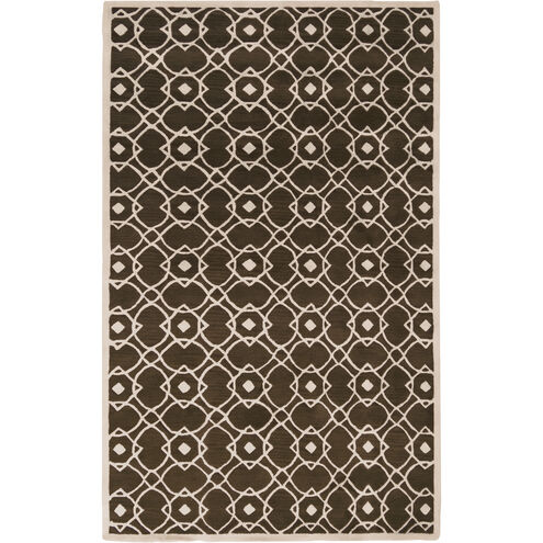 Goa 156 X 108 inch Dark Brown, Beige Rug