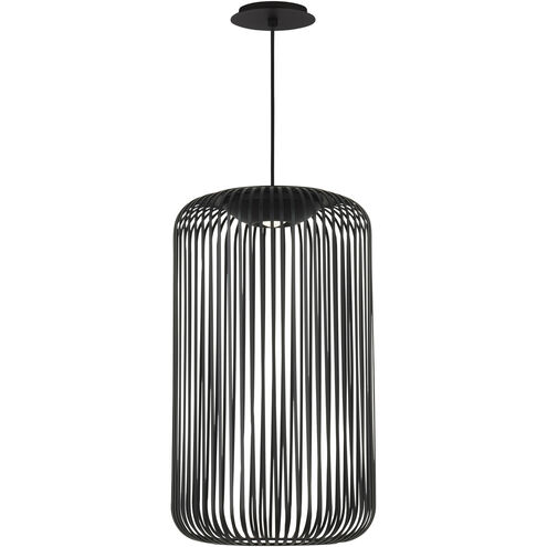 Sean Lavin Kai LED 12 inch Nightshade Black Pendant Ceiling Light, Integrated LED