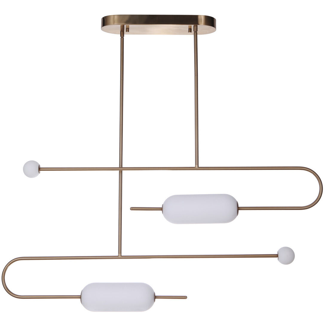 Tuli LED 43.3 inch Satin Brass Island Light Ceiling Light