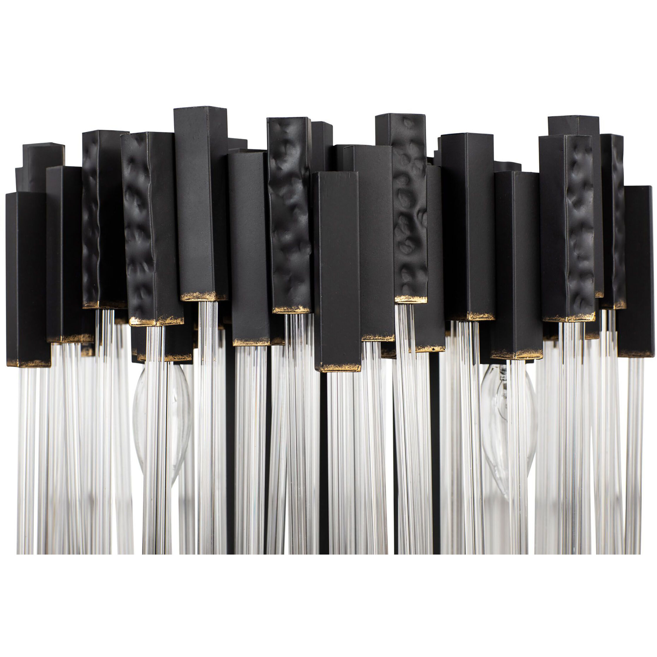 Matrix 30 inch 60 watt Matte Black Table Lamp Portable Light in Matte Black/French Gold