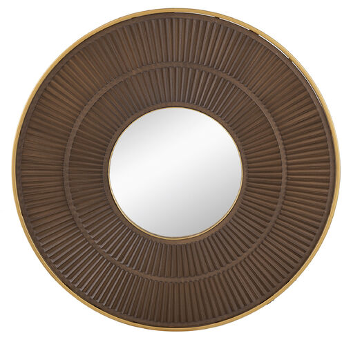 Carter 31.5 X 31.5 inch Brown/Gold Wall Mirror