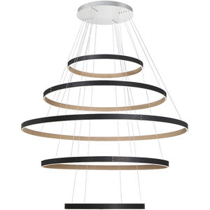 Verdura LED 60 inch Black Chandelier Ceiling Light