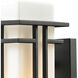 Croftwell 1 Light 12 inch Textured Matte Black Outdoor Wall Sconce in Incandescent
