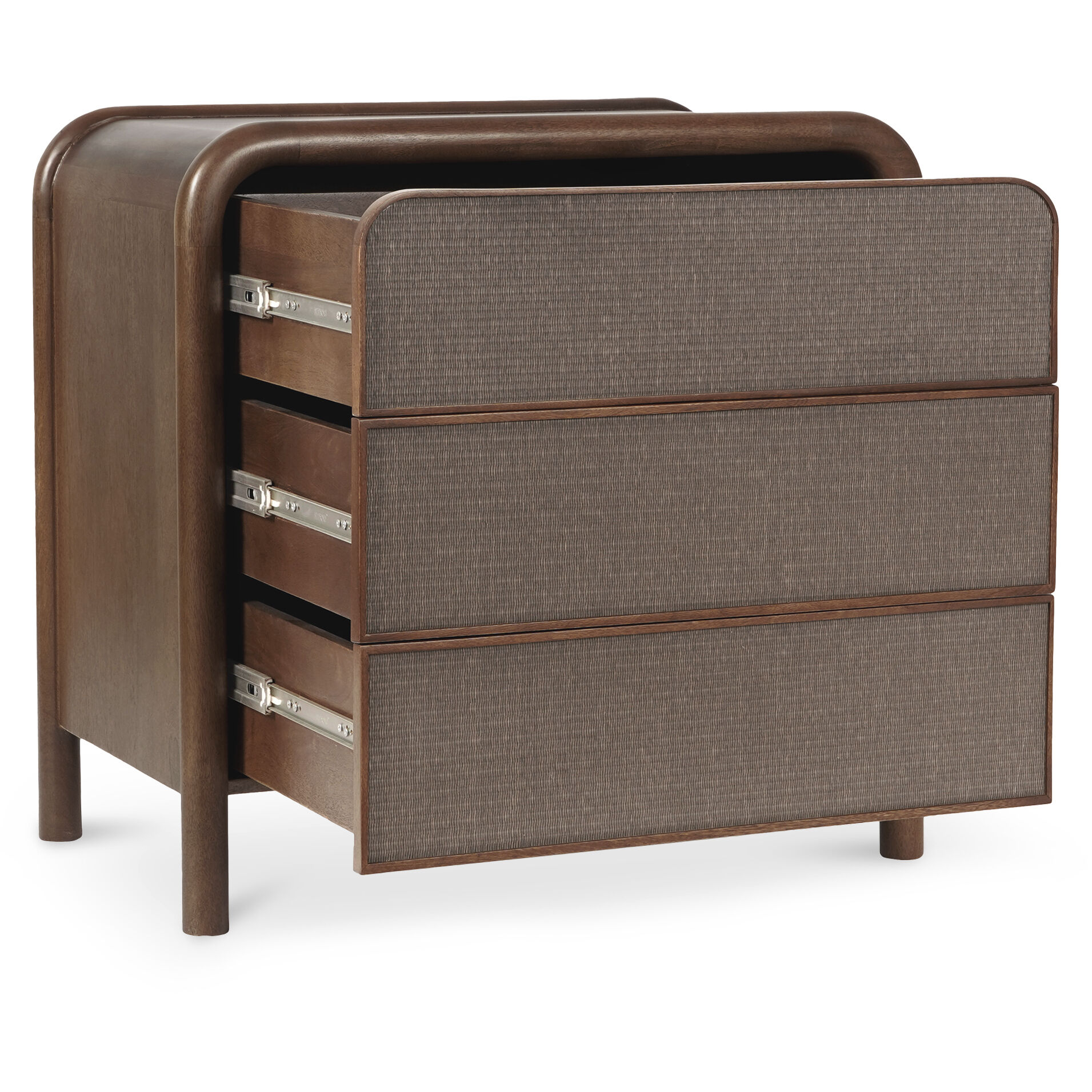 Rye 31.75 X 30.5 inch Brown Nightstand, 3 Drawer