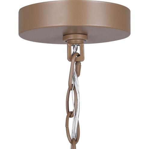 Aura 3 Light 20 inch Tan Pendant Ceiling Light