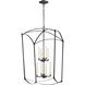 Sean Lavin Thayer 8 Light 24 inch Smith Steel Lantern Chandelier Ceiling Light