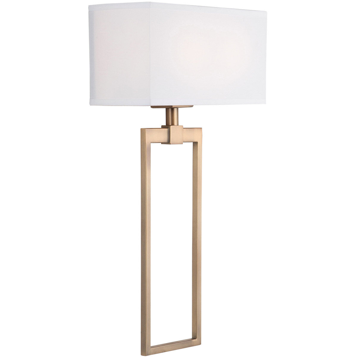 Tatum 2 Light 15 inch Aged Brass Sconce Wall Light