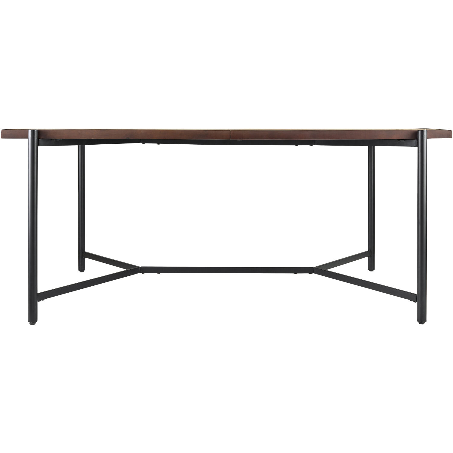 Judith 72 X 42 inch Top: Brown; Base: Gray Dining Table