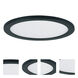 Wafer LED 15 inch Black Flush Mount Ceiling Light