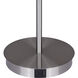 Jessa 14 inch 16.00 watt Brushed Nickel Table Lamp Portable Light in Teal Metal