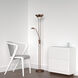 Contemporary 71 inch 100 watt Oil Brused Bronze Task Floor Lamp Portable Light in Oil Brushed Brass, Gooseneck