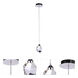 Euclid 3.88 inch Polished Nickel Pendant Ceiling Light