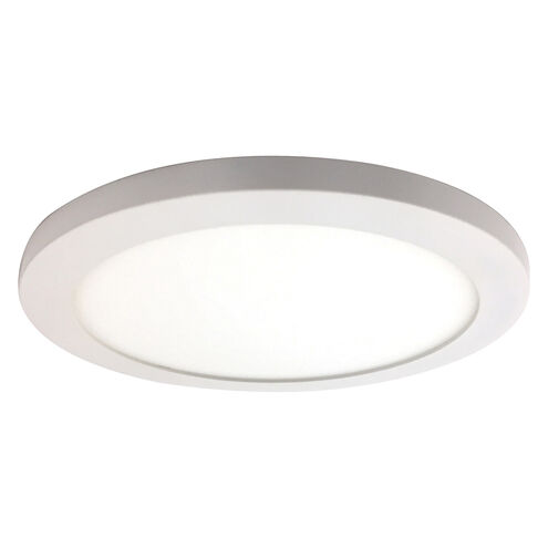 Disc LED 10 inch Brushed Steel Flush Mount Ceiling Light