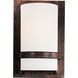 Fieldale Lodge 1 Light 7 inch Iron Oxide ADA Wall Sconce Wall Light