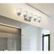 Jacqueline 5 Light 40.25 inch Chrome Bathroom Vanity Wall Light