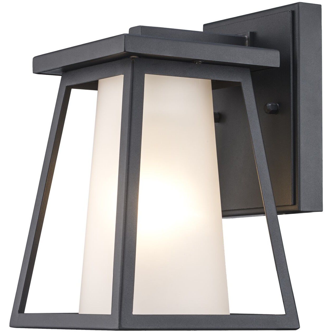 Kingsbury 1 Light 9 inch Black Outdoor Wall Lantern
