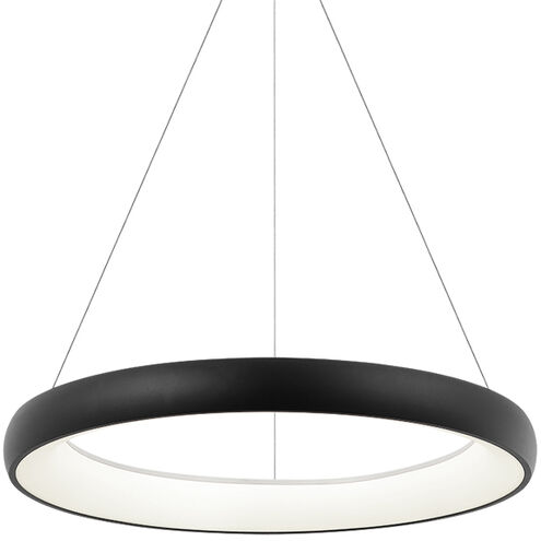 Maverick LED 32 inch Matte Black Pendant Ceiling Light