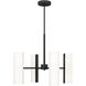 Drew & Jonathan Capalino 8 Light 24 inch Midnight Black Chandelier Ceiling Light