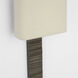 Anne-Marie Barton Fumar Tail Sconce Wall Light in Ridged Graphite