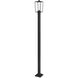 Sheridan 1 Light 111.25 inch Black Outdoor Post Mounted Fixture