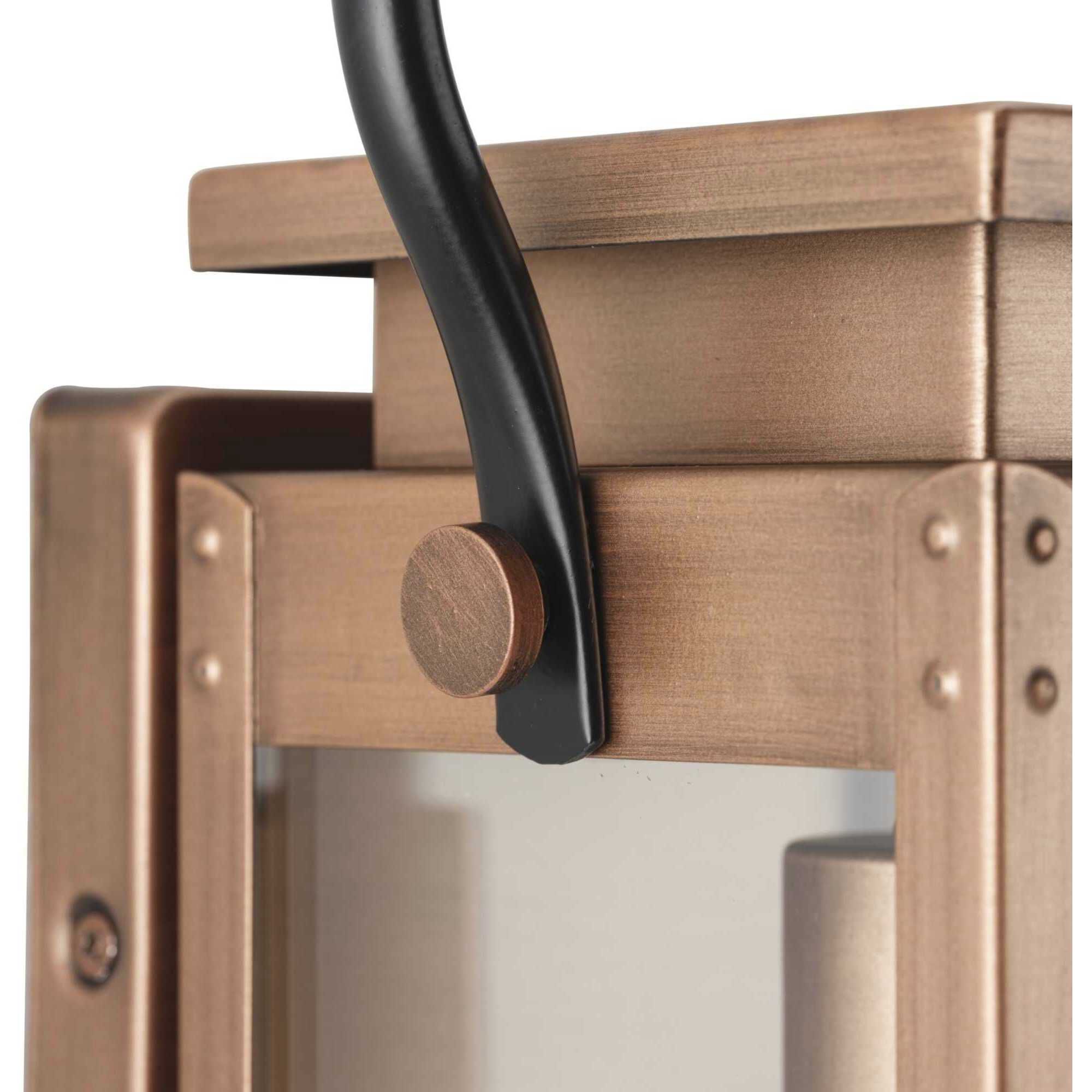 Union Square 1 Light 15.87 inch Antique Copper Wall Lantern, Design Series