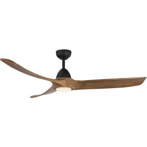 Baylor 60 inch Matte Black Ceiling Fan