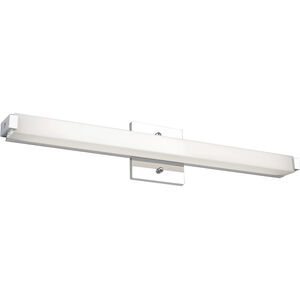 Latitude-Slim LED 21 inch Chrome Vanity Light Wall Light
