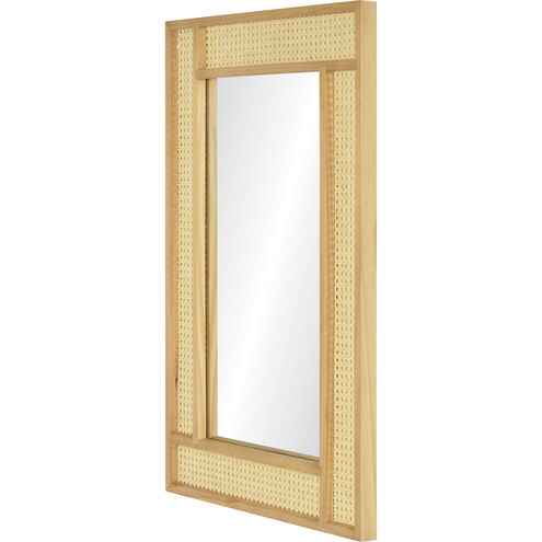 Wren 36 X 24 inch Natural and Clear Mirror