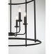 Brookstone 6 Light 26 inch Matte Black Pendant Ceiling Light