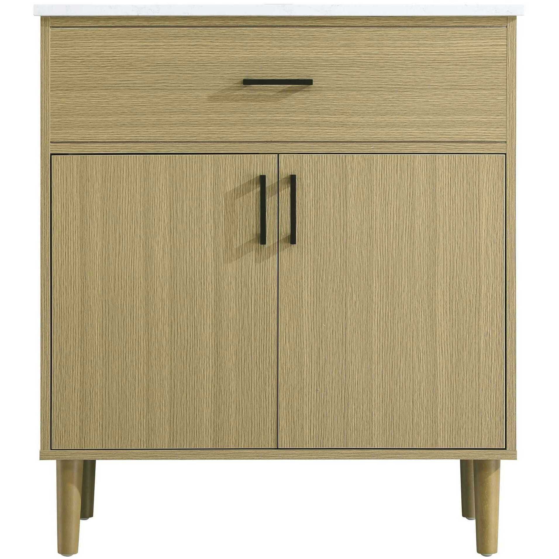 Chandler 30 X 34 inch Honey Brown Bathroom Vanity Cabinet