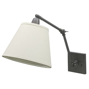 Classic Contemporary 17 inch 100 watt Oil Rubbed Bronze Swing Arm Library Wall Lamp Wall Light