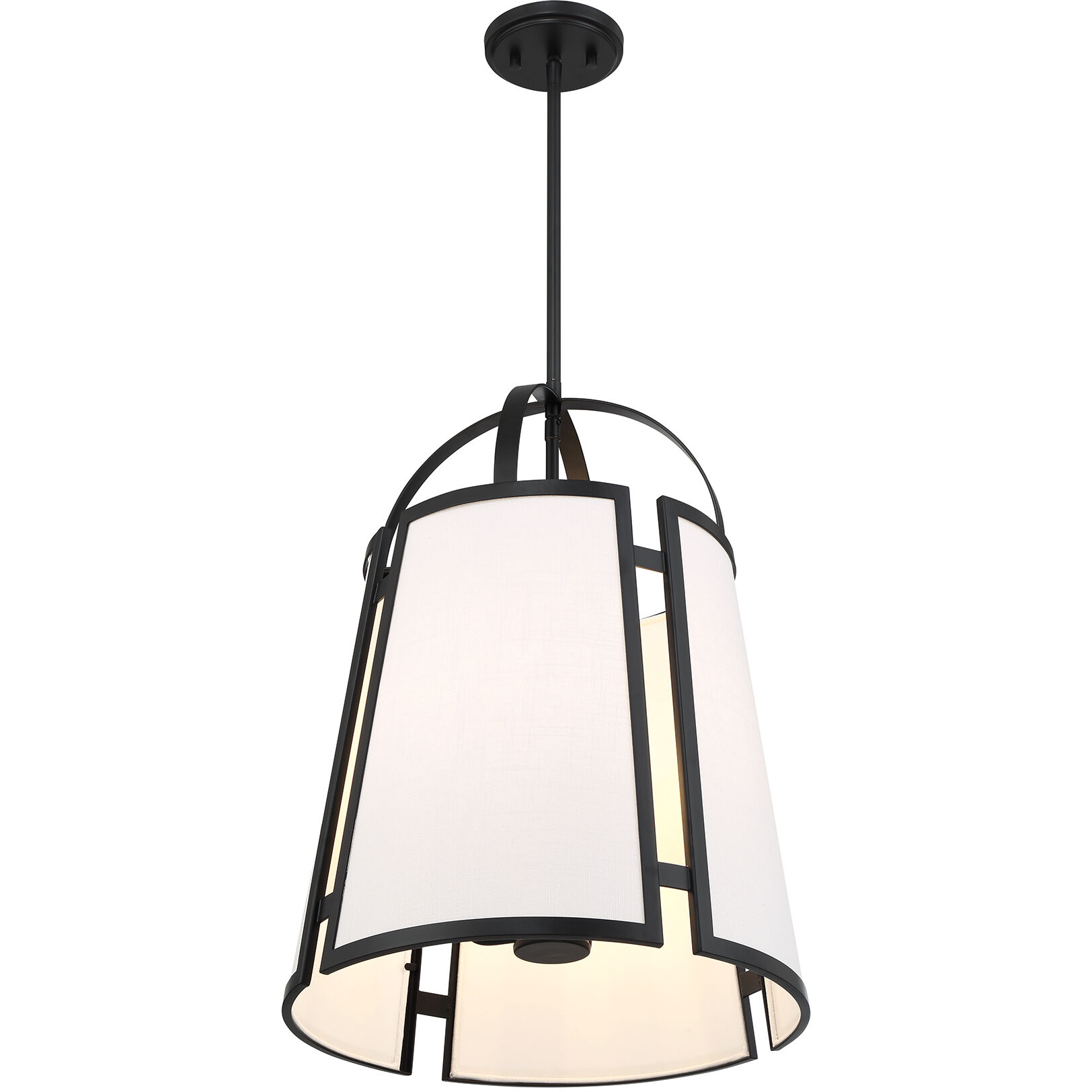 Chartwell 4 Light 16.75 inch Matte Black Pendant Ceiling Light