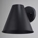 Smith LED 8 inch Textured Black Outdoor Wall