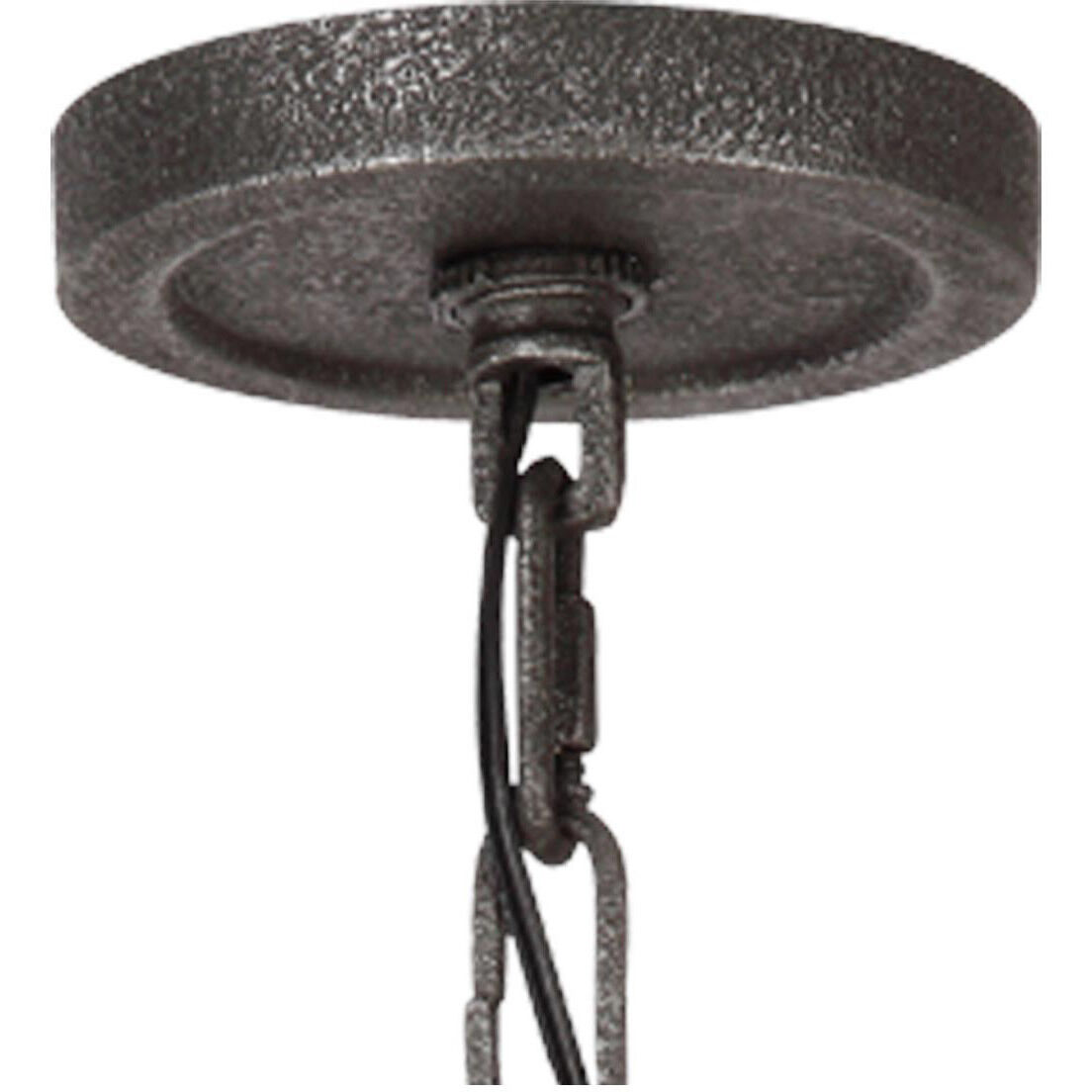 Sean Lavin Angelo 9 Light 32.75 inch Distressed Weathered Oak / Slate Grey Metal Chandelier Ceiling Light