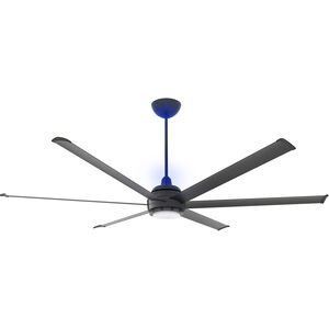 es6 84 inch Black Indoor Ceiling Fan, with Chromatic Uplight