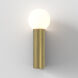 Ortona 1 Light 4.33 inch Matte Brushed Brass ADA Interior Wall Light