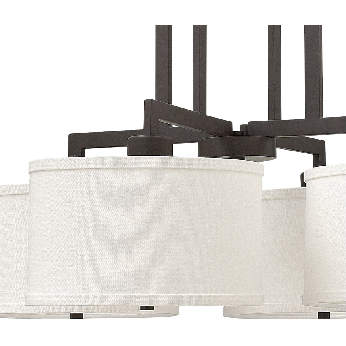 Hampton 4 Light 29 inch Buckeye Bronze Foyer Light Ceiling Light