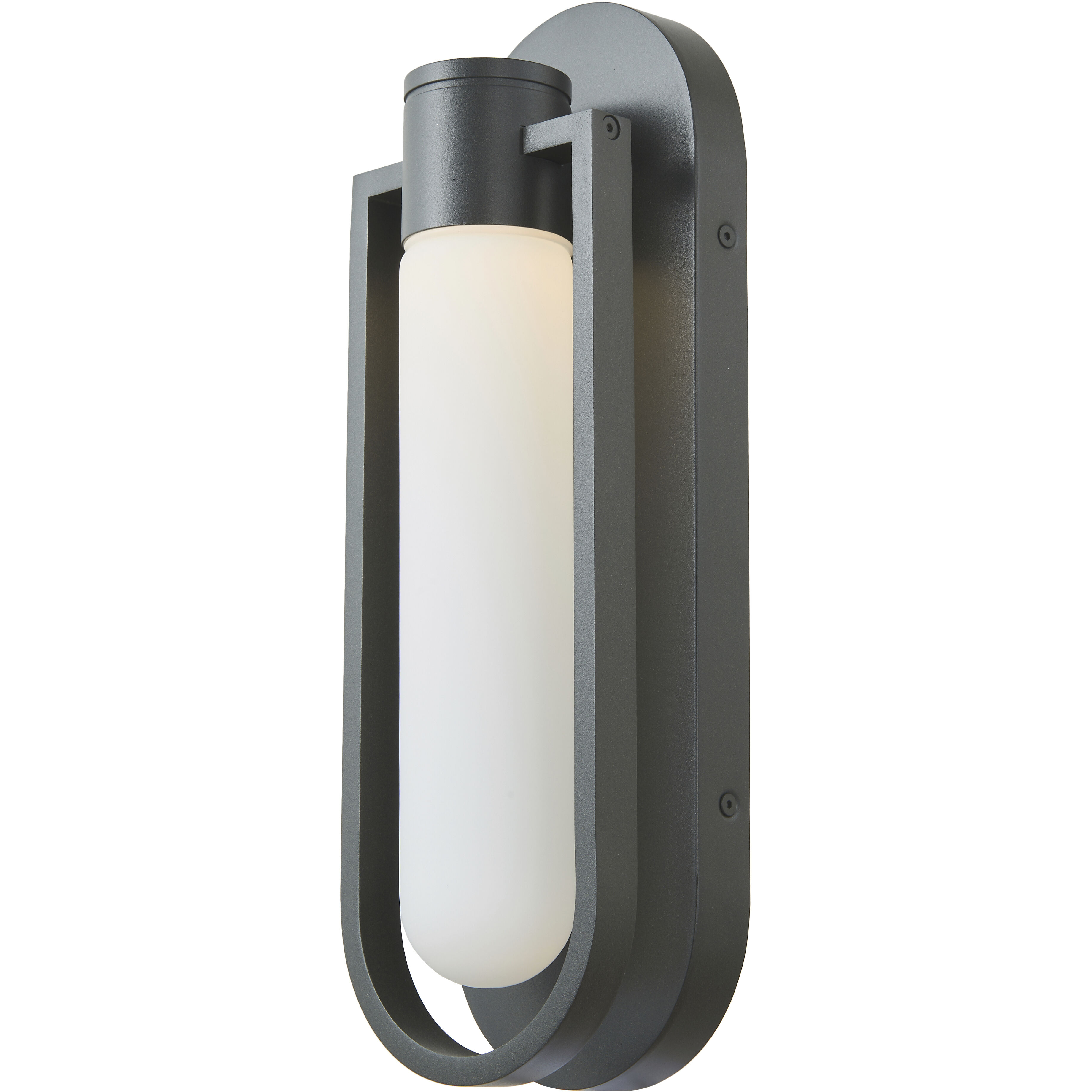 Siren LED 15.5 inch Matte Black Outdoor Wall Light