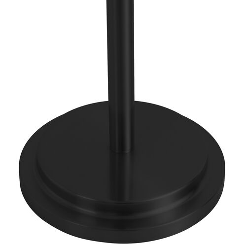 Luxe Matte Black Floor Standing Touchless Hand Sanitizer Dispenser