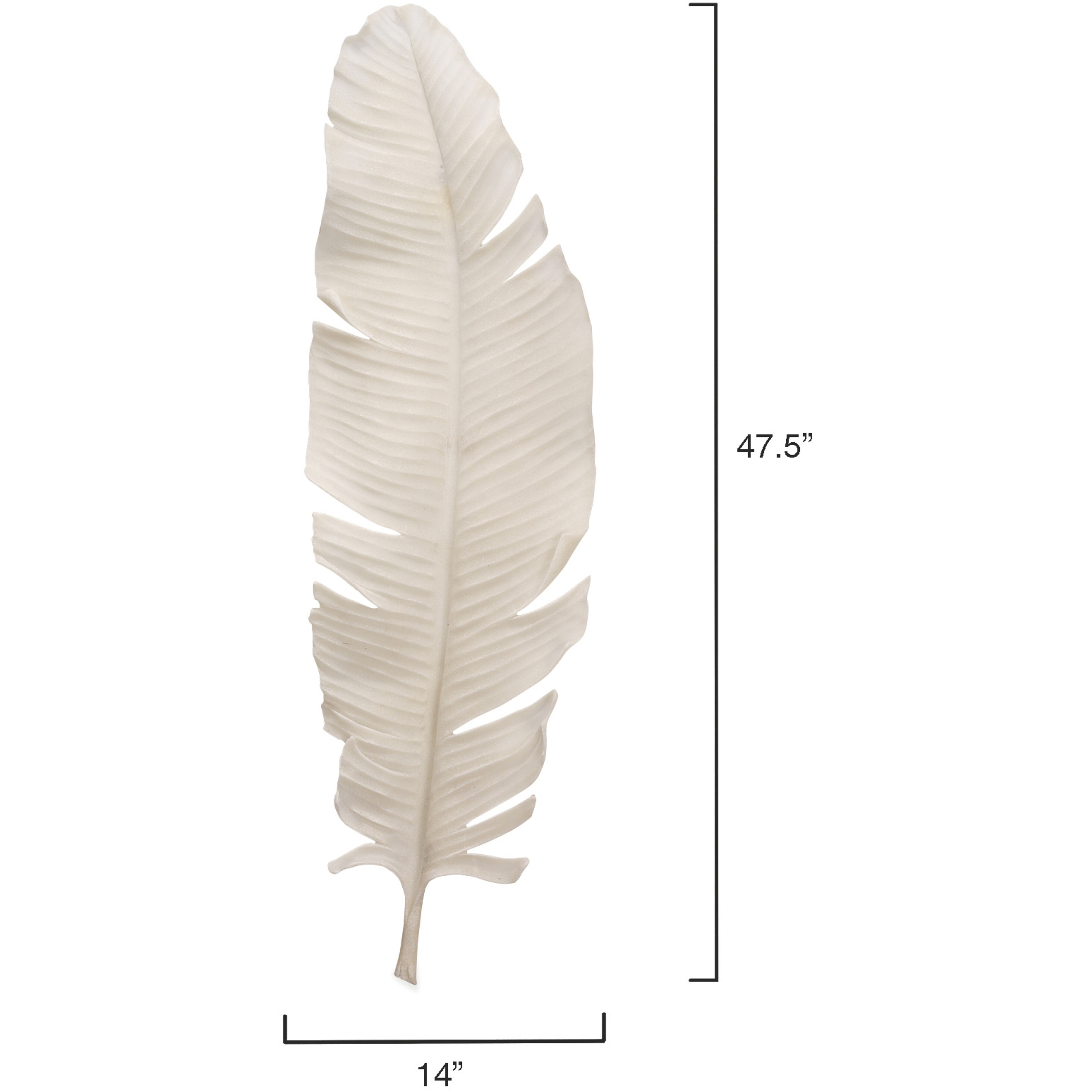 Feather Off White Table Object