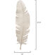 Feather Off White Table Object