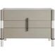 Hestia 37.5 X 36 inch Dove and Smoke and Bronze Side Table