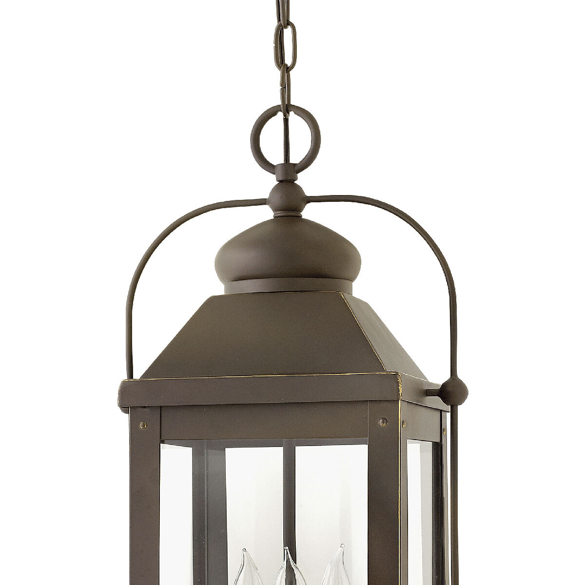 Heritage Anchorage LED 11 inch Light Oiled Bronze Outdoor Hanging Lantern