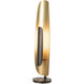 Shield 49.6 inch 18.00 watt Black/Soft Gold Floor Lamp Portable Light