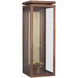 Chapman & Myers Fresno2 1 Light 20 inch Soft Copper Outdoor Gas Wall Lantern, Large