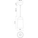 Alora Mood Emil 1 Light 6 inch White and White Oak Pendant Ceiling Light