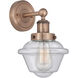 Oxford Sconce Wall Light in Antique Copper, Seedy